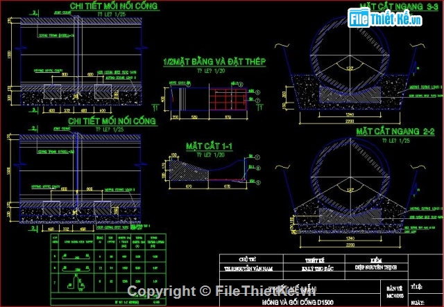 Bản vẽ mẫu hầm ga,cống D200 thu nước sinh hoạt,thiết kế hầm ga