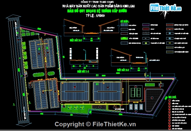 File Auto cad,quy hoạch nhà máy,nhà máy tungyang Hải Dương