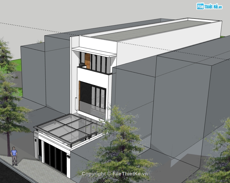File sketchup nhà phố 3 tầng,model su nhà phố 3 tầngm,Model sketchup nhà phố 3 tầng,file su nhà phố 3 tầng