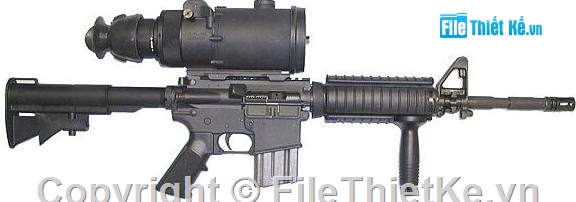 Thiết kế mô hình,Mô hình vũ khí,súng M4,vũ khí súng mỹ