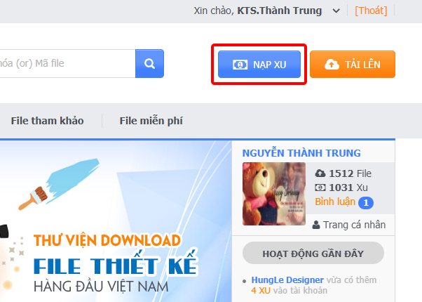 Hướng dẫn NẠP TIỀN vào tài khoản Nạp tiền, nạp qua thẻ điện thoại, nạp tiền atm, ví điện tử, nạp thẻ