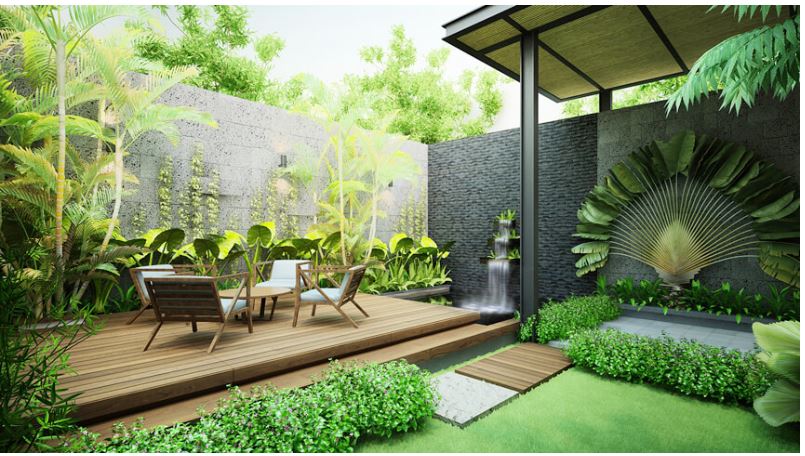 thiết kế cảnh quan sân vườn, 8 nguyên tắc thiết kế sân vườn, thiết kế sân vườn