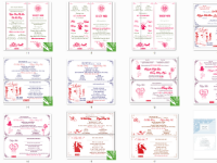 Mẫu thiệp cưới đẹp 2  Wedding Invitation file CorelDRAW  Diễn đàn chia  sẻ file thiết kế đồ họa miễn phí