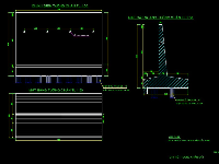 Autocad bản vẽ chi tiết tường chắn bằng BTCT đỗ tại chỗ M300