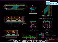 Bản vẽ,Bản vẽ autocad,cầu nối trường học,bản vẽ xây dựng