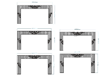 Autocad mẫu cnc hàng rào 5 kích thước dxf