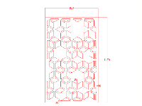 Autocad mẫu vách ngăn cnc đơn giản