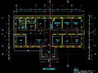 Autocad nhà văn phòng, nhà sơ chế 2 tầng 32.1x18m ( Full bản vẽ kiến trúc, kết cấu, điện, trần thạch cao,..)