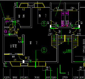 Bản cad file thiết kế mặt bằng chung cư đầy đủ chi tiết