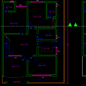 Bản cad kết cấu,kiến trúc nhà chi tiết đẹp