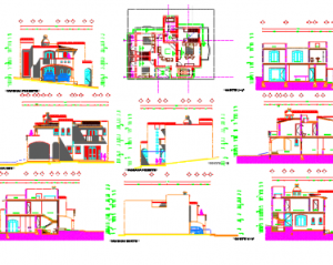 Bản cad mẫu biệt thự Mexico đẹp cho các bạn tham khảo