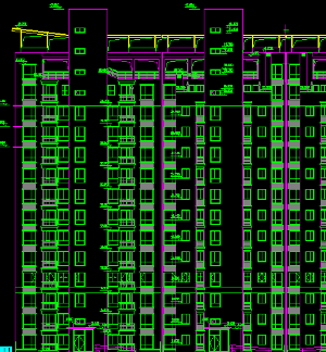 Bản cad mẫu chung cư cao tầng với thiết kế mặt bằng