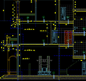 Bản cad thiết kế nhà phố 4,6m x 16,9m 4 tầng đẹp đầy đủ kiến trúc