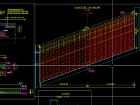 Bản dẫn chéo góc cho cầu dầm I file cad