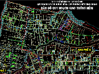 Bản đồ cad quy hoạch giao thông hẻm dưới 12m phường Hiệp Bình Chánh