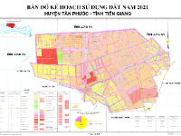Bản đồ kế hoạch sử dụng đất huyện Tân Phước, Tiền Giang