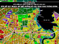 Bản đồ Quy hoạch chỉ giới đường đỏ các trục giao thông chính Tp.HCM - 2025