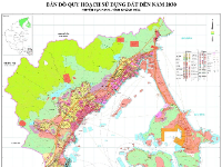 Bản đồ quy hoạch sử dụng đất huyện Vạn Ninh, Khánh Hòa