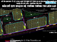 Bản đồ quy hoạch tổng thể thông tin liên lạc phường Tân Phú- quận 9