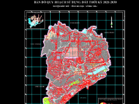 Bản đồ sử dụng đất huyện Đất Đỏ, Tỉnh Bà rịa - Vũng Tàu (File DNG)