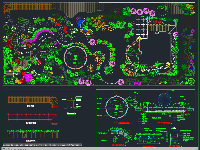 Bản quy hoạch vườn đô thị file cad