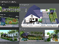 Bản Su 2015 + Vray 2.0 công trình biệt thự mái thái 1 tầng biệt thự cấp 4