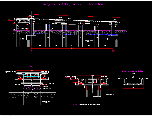 Bản vẽ autocad biện pháp thi công cầu Non Nước