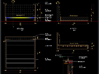 Bản vẽ autocad bổ kỹ thuật mẫu giường ngủ