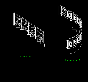 Bản vẽ autocad các mẫu lan can đẹp