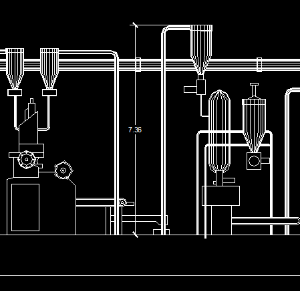 Bản vẽ autocad chi tiết máy nghiền máy trộn