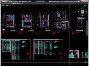 Bản vẽ Autocad chuẩn kết cấu biệt thự