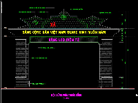 file cad cổng chào,bản vẽ cad cổng chào,mẫu cad cổng chào,bản vẽ cổng chào,file cad cổng chào xã