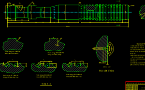 Bản vẽ,Bản vẽ autocad,Dao truốt lỗ then hoa