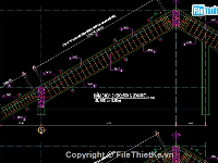  Bản vẽ autocad kết cấu biệt thự – Móng cọc ly tâm