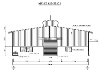 Bản vẽ autocad kiến trúc, kết cấu Nhà xưởng 20x26m