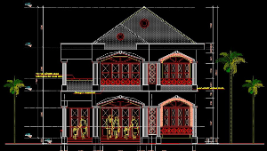 Bản vẽ autocad kiến trúc nhà đẹp