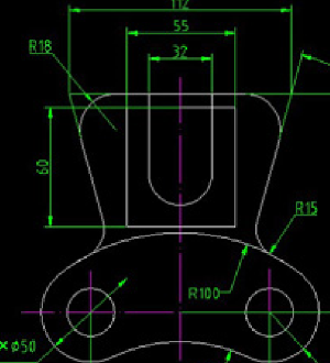 Bản vẽ autocad mái vòm khung chéo