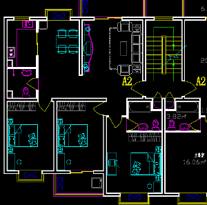 Bản vẽ autocad mặt bằng chung cư