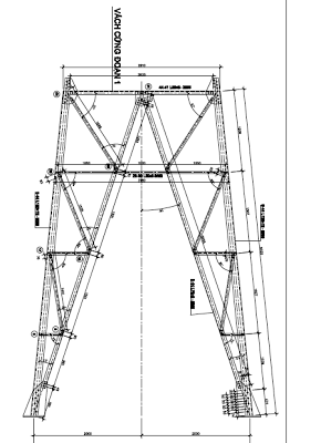 Bản vẽ autocad,mẫu tháp angten,bản vẽ angten
