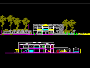 Bản vẽ autocad nhà hàng quán cafe