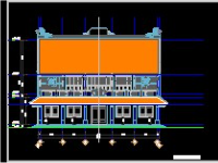 Nhà 2 tầng kết hợp nhà thờ,file cad nhà 2 tầng,nhà 2 tầng 15x12m,bản vẽ autocad nhà 2 tầng,nhà 2 tầng đẹp,file cad nhà thờ đẹp