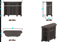 Bản vẽ autocad nội thất Indochine biệt thự Ecopark