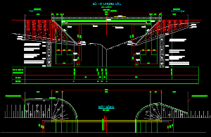 Bản vẽ autocad thiết kế cầu Ông Hùng thành phố Vũng Tàu