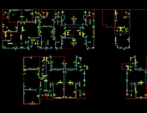 Bản vẽ autocad thiết kế điện chung cư 12 tầng