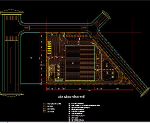 Bản vẽ  autocad thiết kế kiến trúc trạm xăng