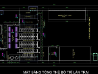 Bản vẽ autocad thiết kế nhà ở công nhân và văn phòng công trường