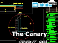 Bản vẽ autocad thiết kế nước ngoài the Canary termination