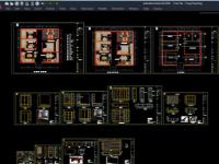Bản vẽ autocad Thiết kế triển khai 2D nội thất