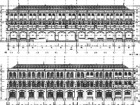 Bản vẽ autocad thiết kế Trường tiểu học 3 tầng 11.6x47.4m