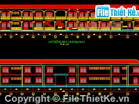 Bản vẽ autocad,trường tiểu học cơ sở,thiết kế trường học